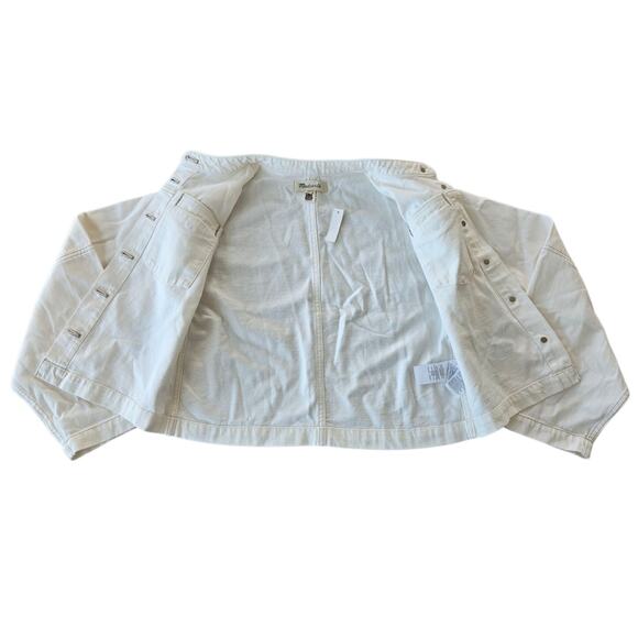 Madewell Cocoon-Sleeve Denim Lady Jacket Size XXS NWT - Picture 4 of 9